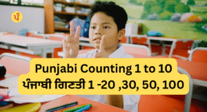 Punjabi Counting 1 to 100 |  ਪੰਜਾਬੀ ਗਿਣਤੀ 1 -20 ,30, 50, 100