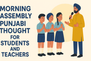 Morning Assembly Punjabi Thought for Students and Teachers